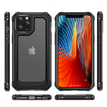 iPhone 12 Clear Carbon Fiber Texture Case