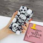 iPhone 12 Pro Max Caution Skulls Fluorescent Case