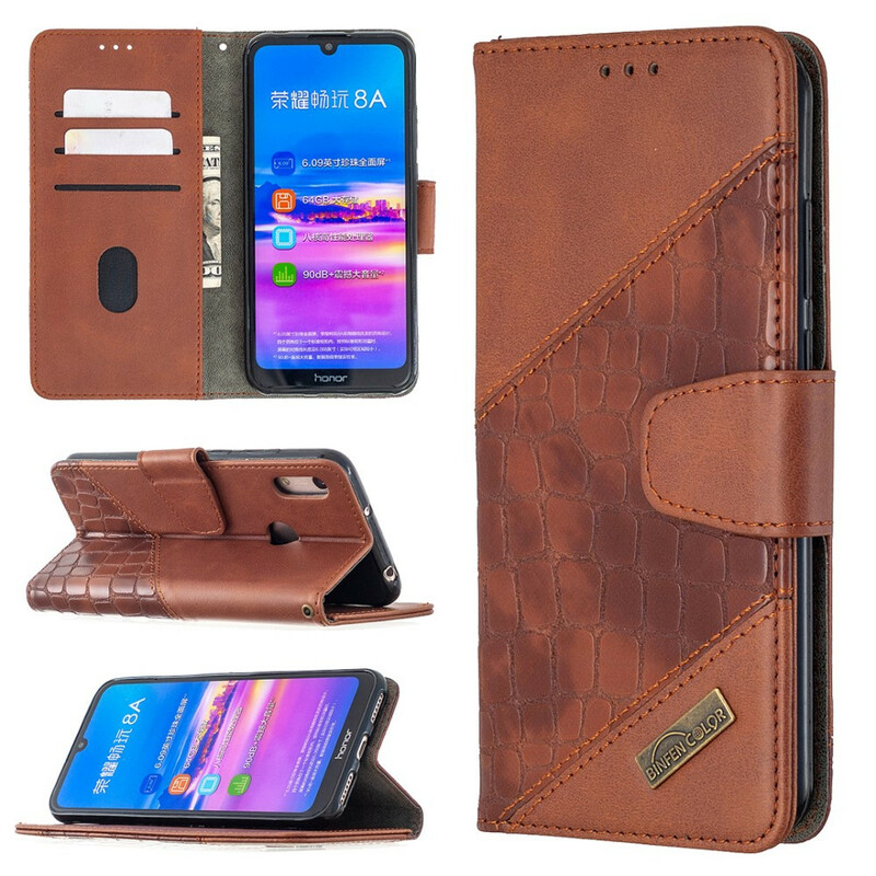 Honor 8A Classic Crocodile Skin Case