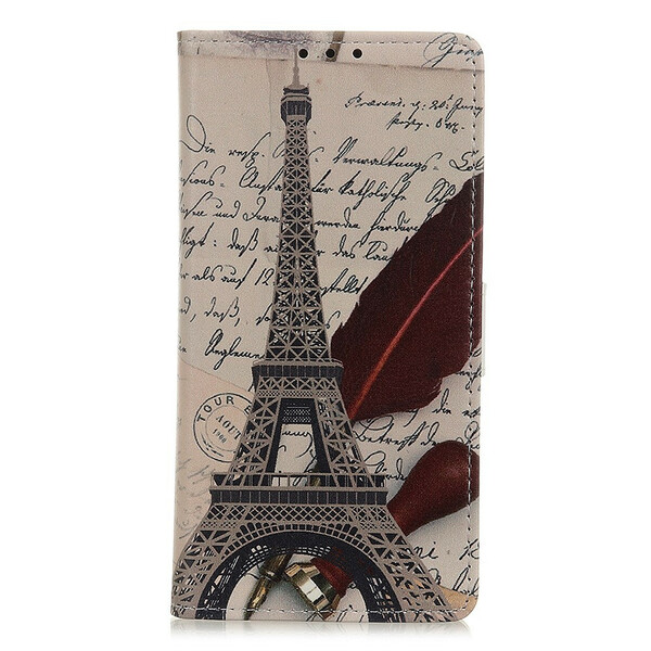 Fodral iPhone 12 Max / 12 Pro Eiffeltornet Från poeten