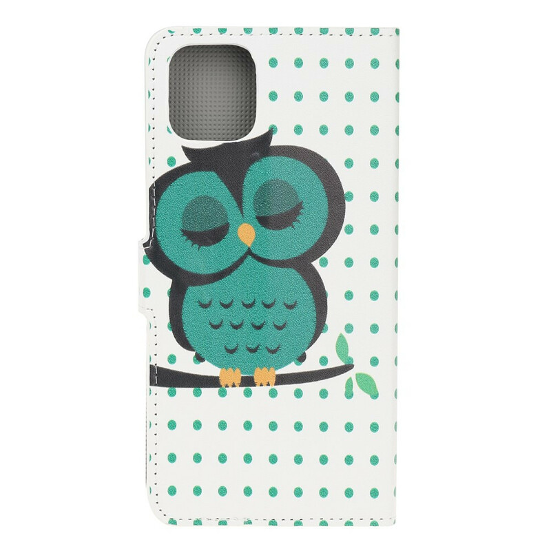Fodral för iPhone 12 Max / 12 Pro Sleeping Owl