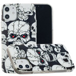 iPhone 12 Max / 12 Pro SkalWarning Fluorescent Skulls