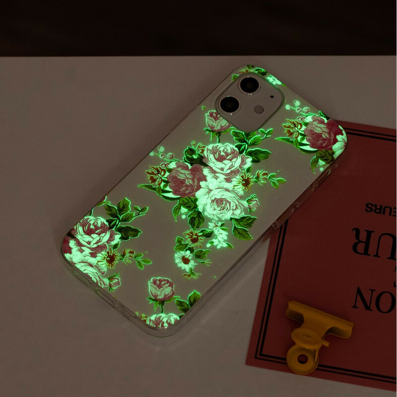 iPhone 12 Max / 12 Pro-fodral Liberty Flowers Fluorescent