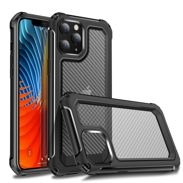 iPhone 12 Max / 12 Pro Clear Carbon Fiber Texture Case