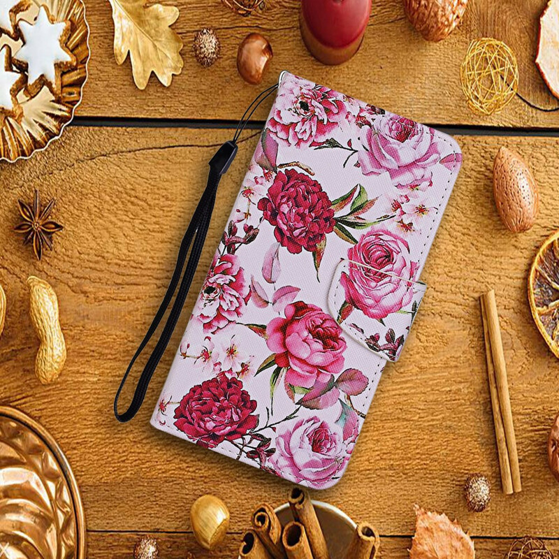 Xiaomi Redmi 9C blomma retrofodral