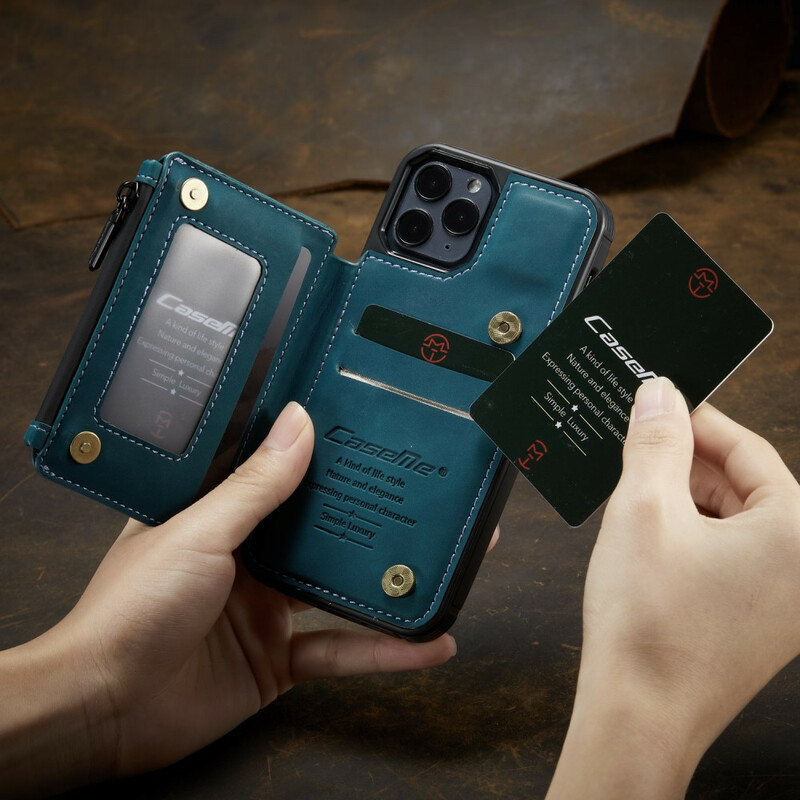 Fodral iPhone 12 Pro Max Style plånbok CASEME