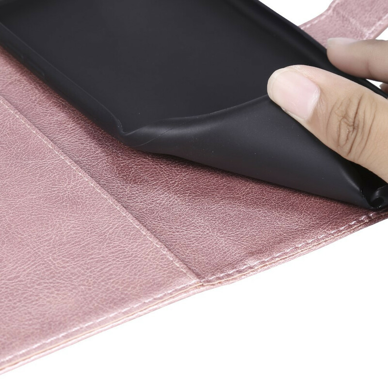 Fodral iPhone 12 Max / 12 Pro Solid Color Serie med rem Fodral iPhone 12 Max / 12 Pro Solid Color Serie med rem