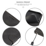 iPhone 12 Max / 12 Pro läderfodral klassisk retrostil
