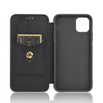 Flip Cover iPhone 12 Max / 12 Pro Carbon Fiber