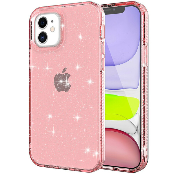 iPhone 12 Max / 12 Pro klart glitterfodral