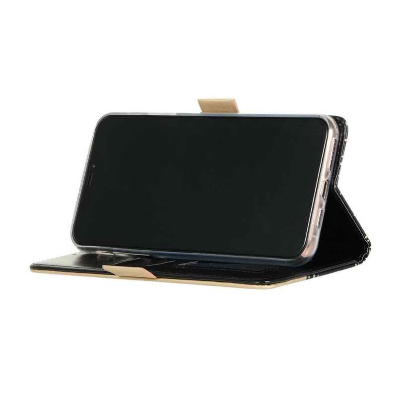 Täck för iPhone 12 Max / 12 Pro med spetsrem för handväska