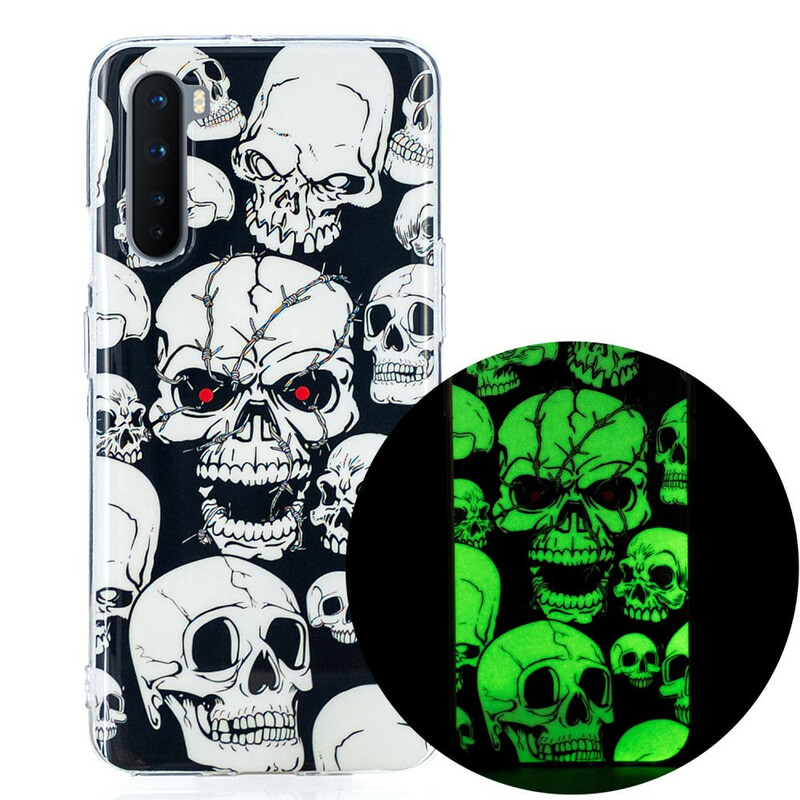 OnePlus NordCaution Skulls Fluorescent Case