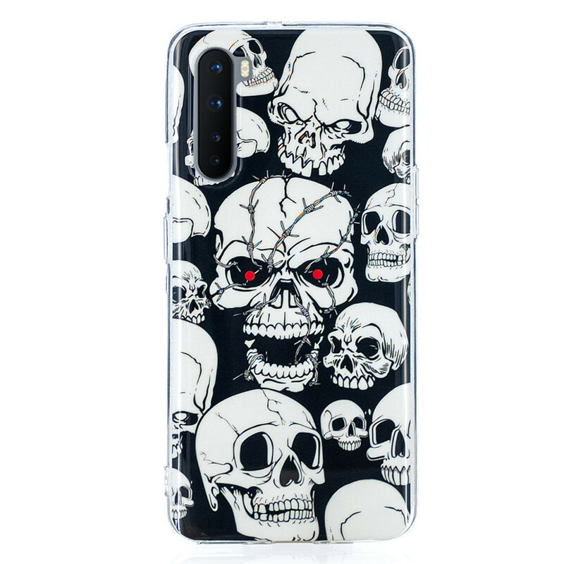 OnePlus NordCaution Skulls Fluorescent Case