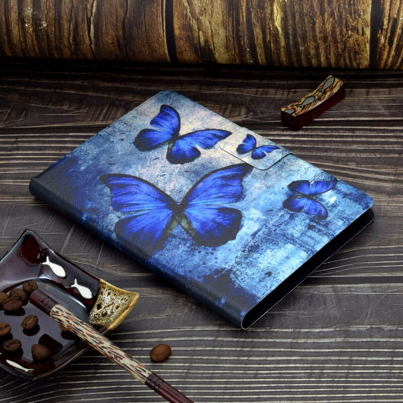 iPad Air Blue Butterflies Case