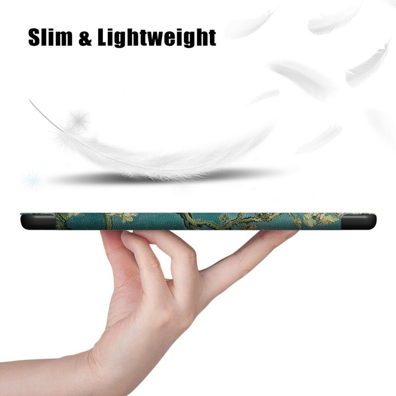 Smart SkaliPad Air 10.9" (2020) Blommiga grenar med hållare för stylus
