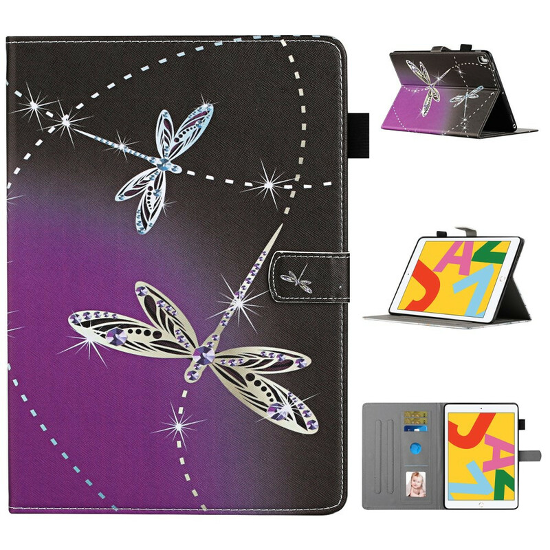 iPad-skydd 10.2" (2020) (2019) / Pro 10.5" Dragonflies