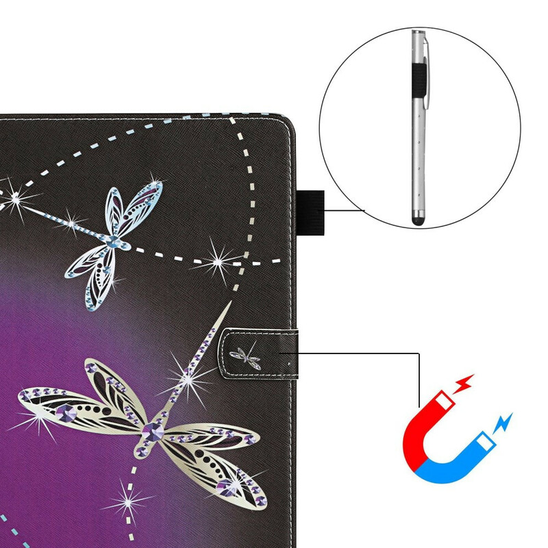 iPad-skydd 10.2" (2020) (2019) / Pro 10.5" Dragonflies