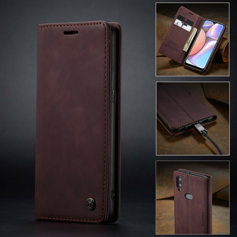 Flip Cover Samsung Galaxy A10s CASEME Lädermaterial Flip Cover Samsung Galaxy A10s CASEME Lädermaterial