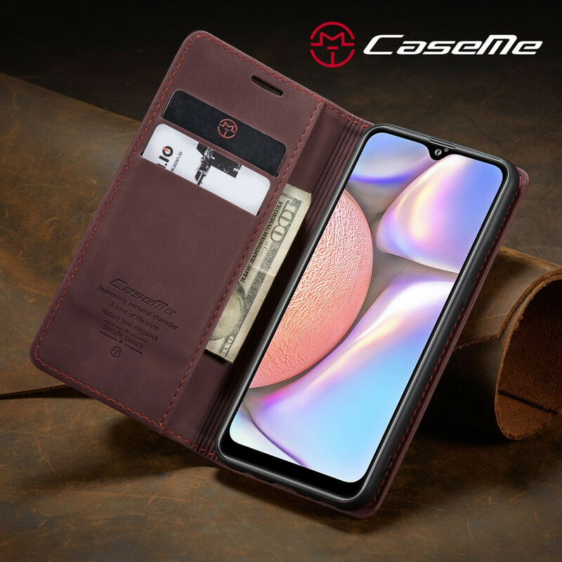Flip Cover Samsung Galaxy A10s CASEME Lädermaterial