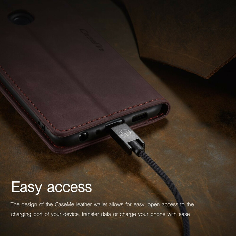 Flip Cover Samsung Galaxy A10s CASEME Lädermaterial