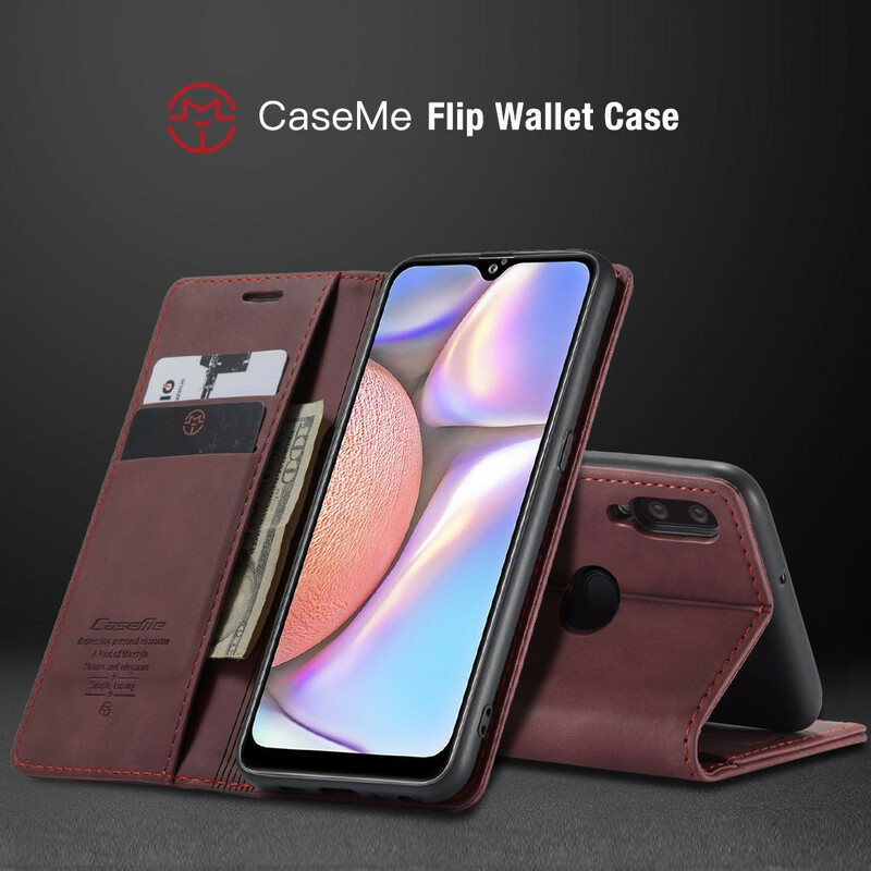 Flip Cover Samsung Galaxy A10s CASEME Lädermaterial