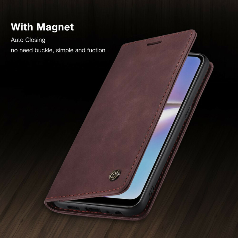 Flip Cover Samsung Galaxy A10s CASEME Lädermaterial