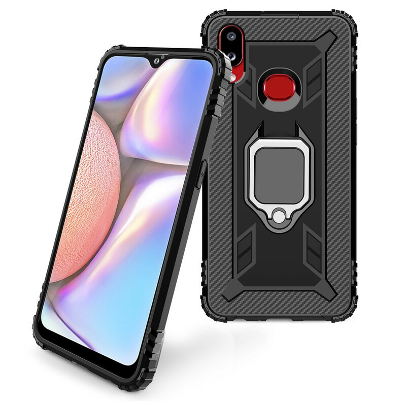 Samsung Galaxy A10s Ring och kolfiberfodral Samsung Galaxy A10s Ring och kolfiberfodral