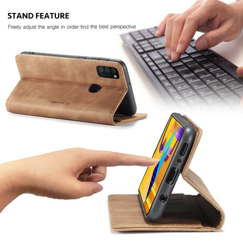 Flip Cover Samsung Galaxy M21 Läderlakan