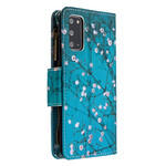 Samsung Galaxy S20-fodral med dragkedjeficka Tree Samsung Galaxy S20-fodral med dragkedjeficka Tree