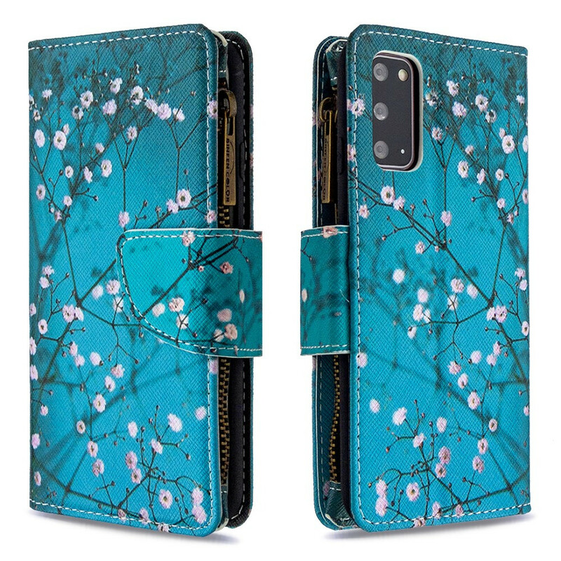 Samsung Galaxy S20-fodral med dragkedjeficka Tree Samsung Galaxy S20-fodral med dragkedjeficka Tree