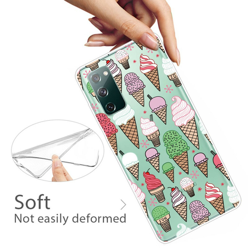 Samsung Galaxy S20 FE Cover Creamy Ice Cream