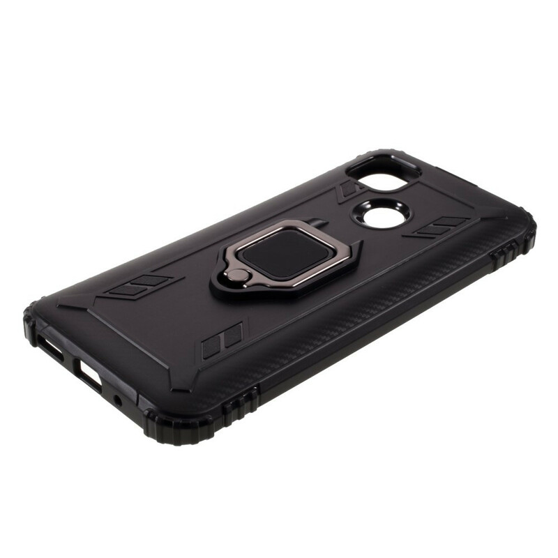 Xiaomi Redmi 9C Ring Style Carbon Fibre Case