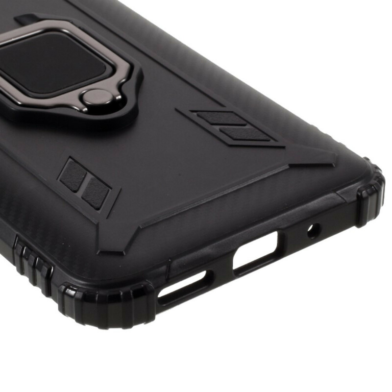 Xiaomi Redmi 9C Ring Style Carbon Fibre Case