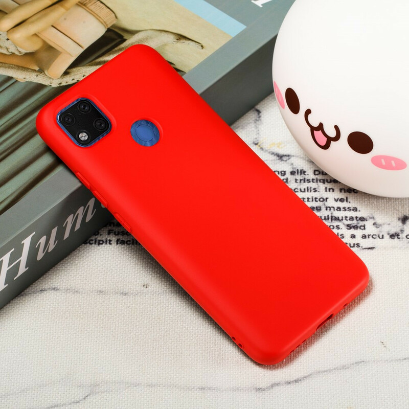 Xiaomi Redmi 9C Liquid silikonfodral med rem