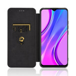 Flip Cover Xiaomi Redmi 9C Silikon Carbon Coloured