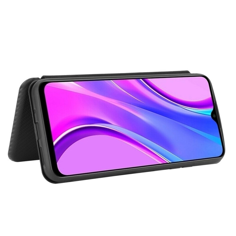 Flip Cover Xiaomi Redmi 9C Silikon Carbon Coloured