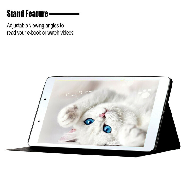 Samsung Galaxy Tab A 8.0 (2019) fodral med marmormönster