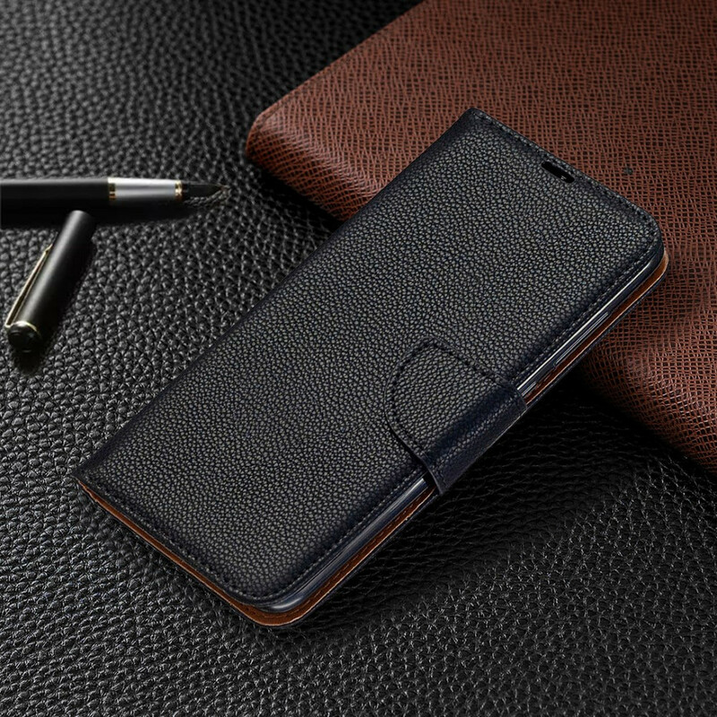 Xiaomi Redmi Note 9 fodral Lychee Oblique Flap