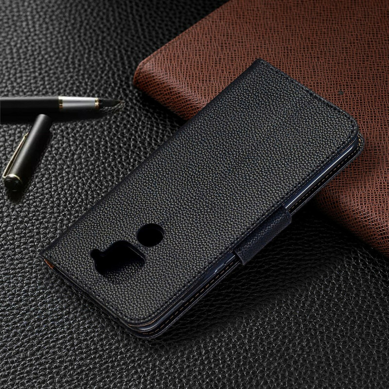 Xiaomi Redmi Note 9 fodral Lychee Oblique Flap