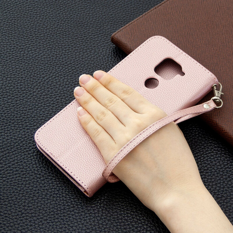 Xiaomi Redmi Note 9 fodral Lychee Oblique Flap