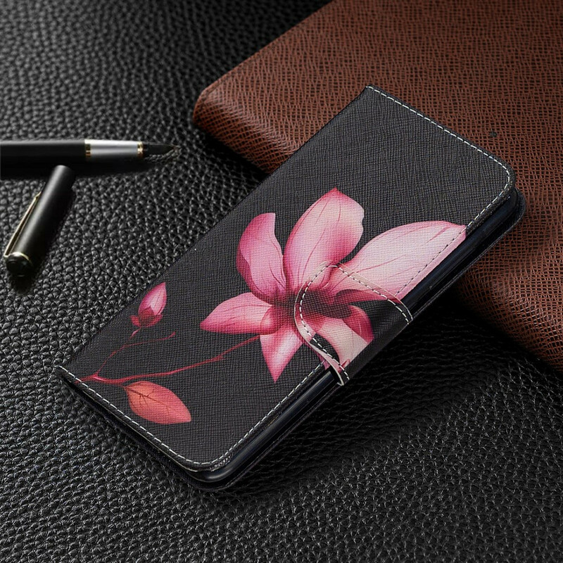 Xiaomi Redmi Note 9 fodral Rosa blomma