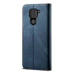 Flip Cover Xiaomi Redmi Note 9 Jeans Fabric