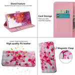 Samsung Galaxy S20 FE fodral Rosa blommor