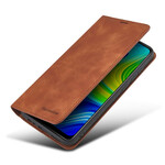 Flip Cover Xiaomi Redmi Note 9 Lädereffekt FORWENW