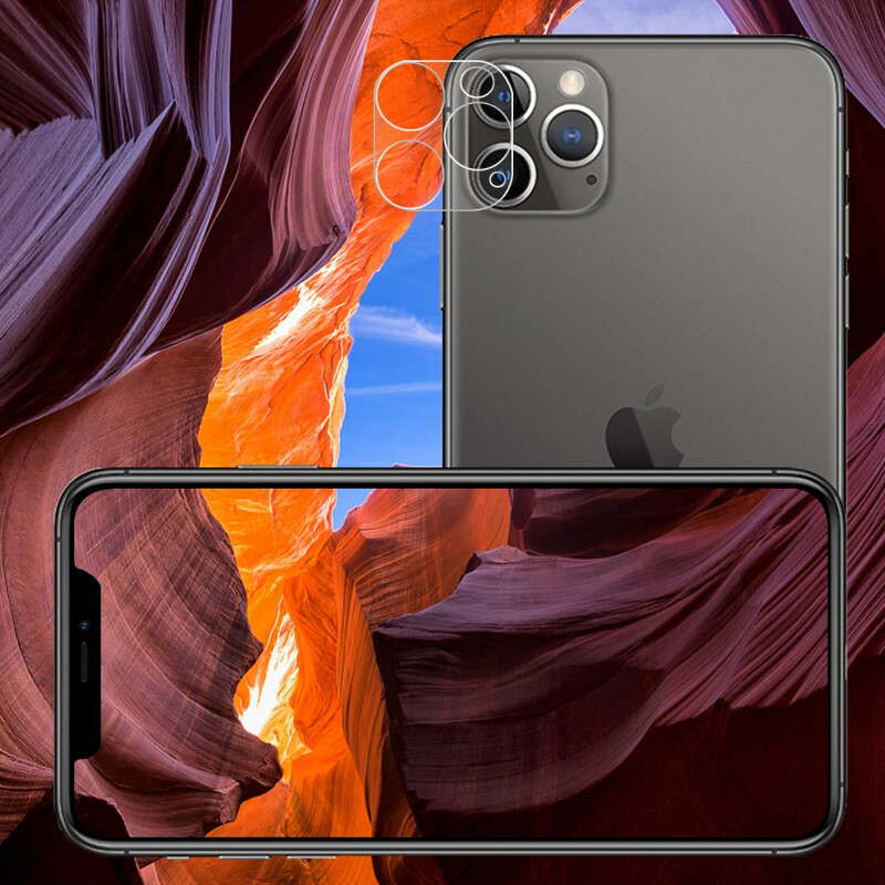 iPhone 12 Pro Max Skydd av härdat glas med lins