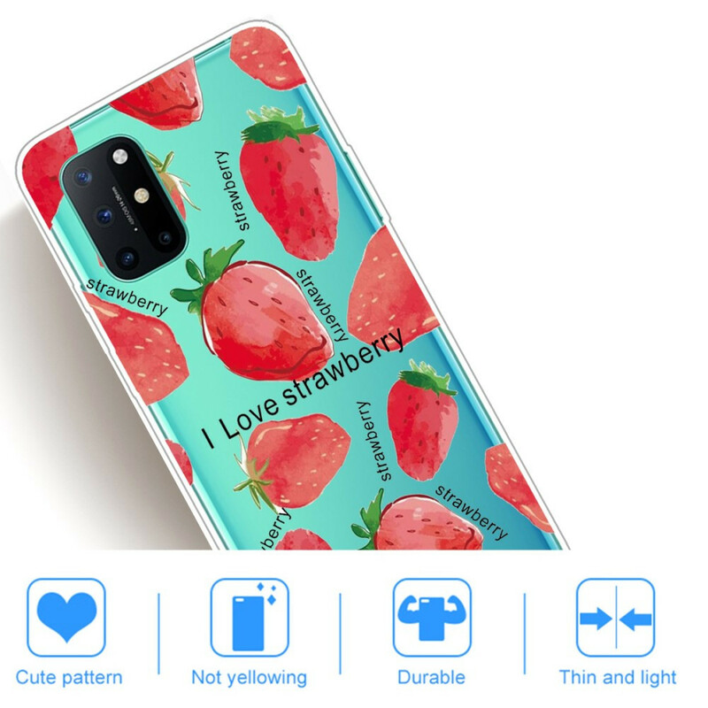 SkalOnePlus 8T Strawberry / i Love Strawberry