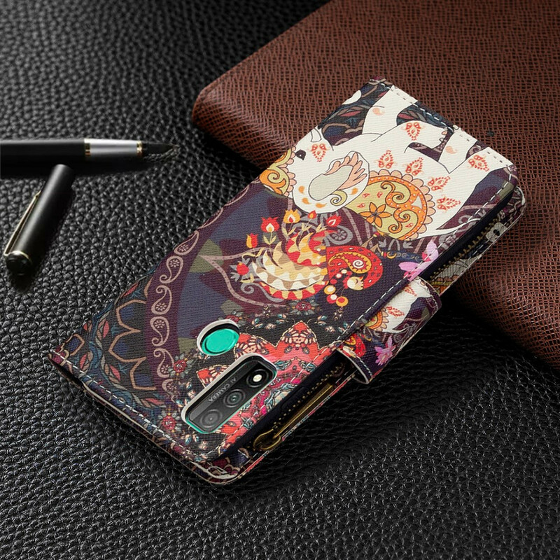 Huawei P Smart 2020 SkalElephant Zipper Pocket