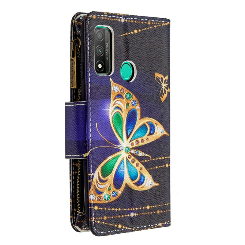 Huawei P Smart 2020 Zipped Pocket Butterflies