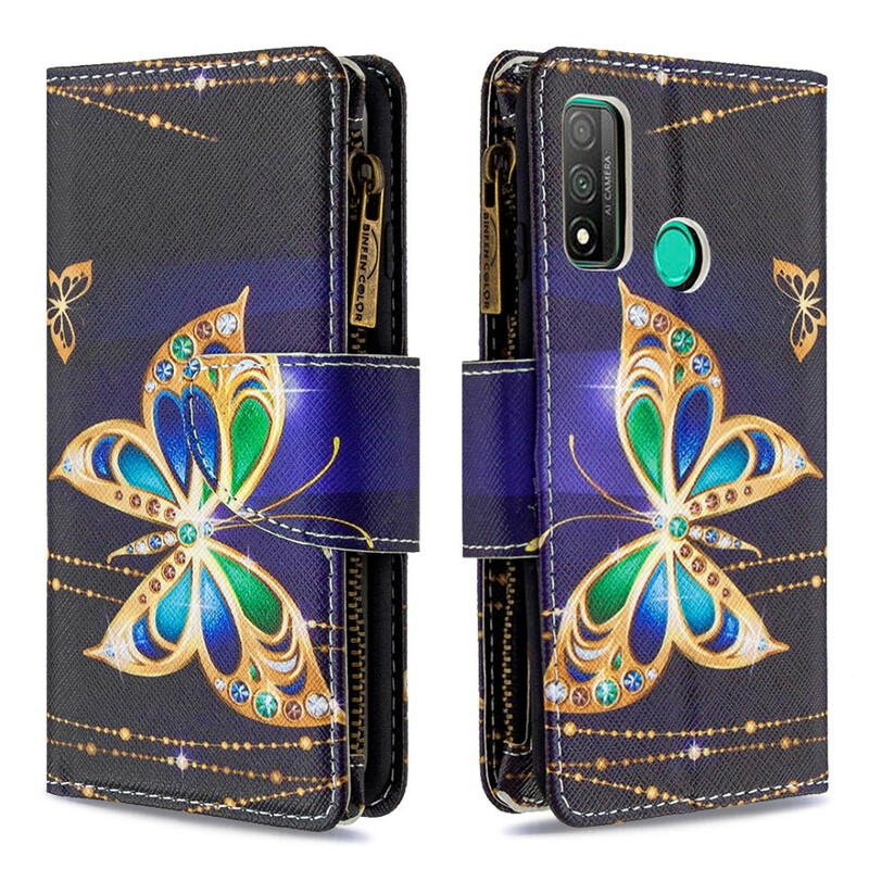 Huawei P Smart 2020 Zipped Pocket Butterflies