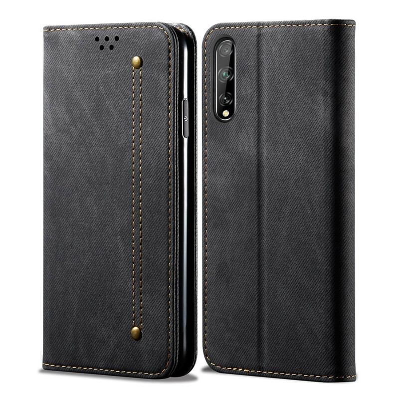 Flip Cover Huawei P Smart S Fabric Jeans